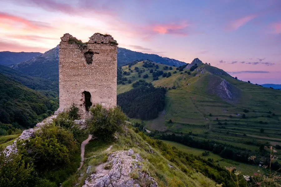 Photo domestic tourism guide Romania